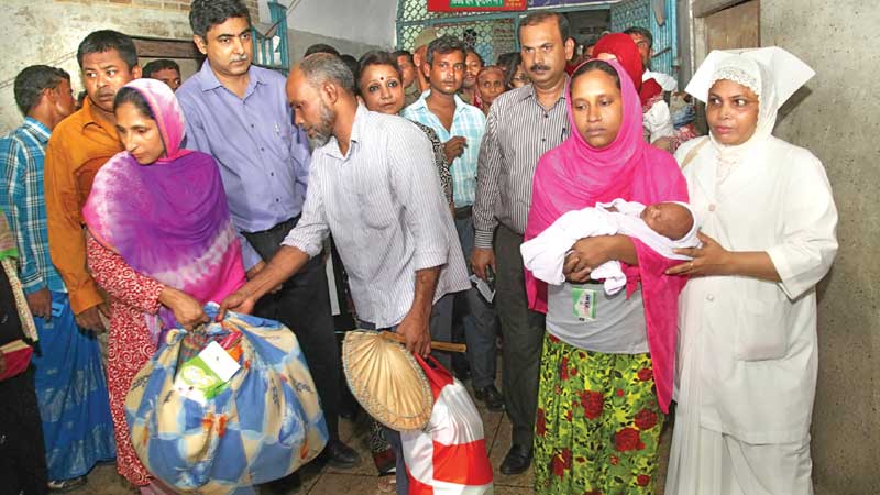 Bullet-hit baby released from hospital