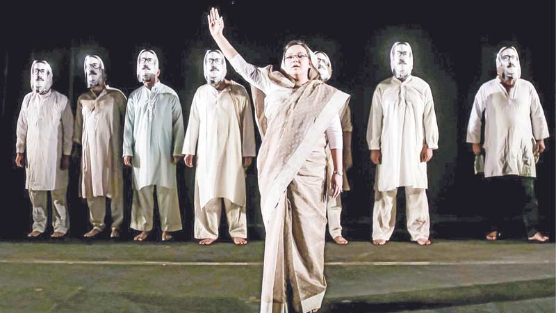 Two shows of ‘Bagh’
at Shilpakala today