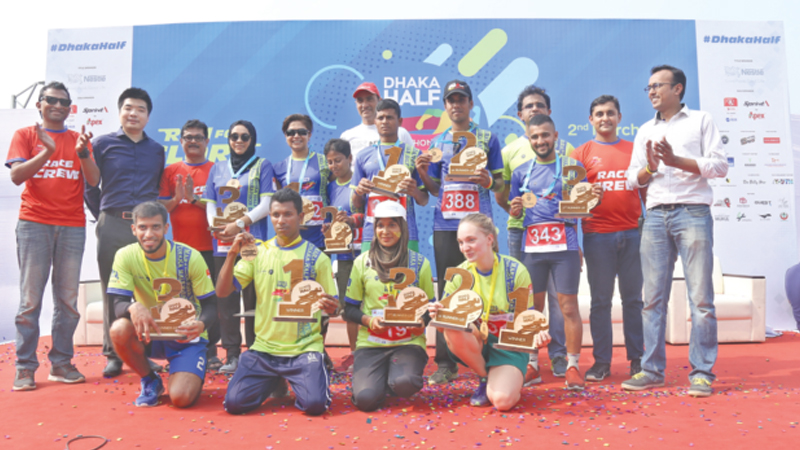 Rahim, Seuty bag Dhaka Half Marathon titles