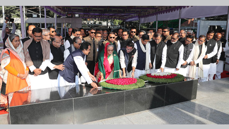 PM to pay homage to Bangabandhu at
Tungipara today