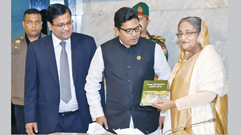 PM launches book, app on Bangabandhu’s  March 7 Speech