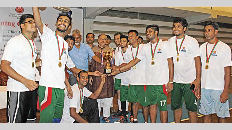 Gregs emerge champions in basketball league