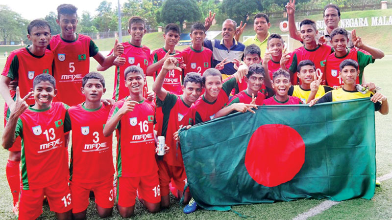 Bangladesh shock Brazilian team in U-13 football