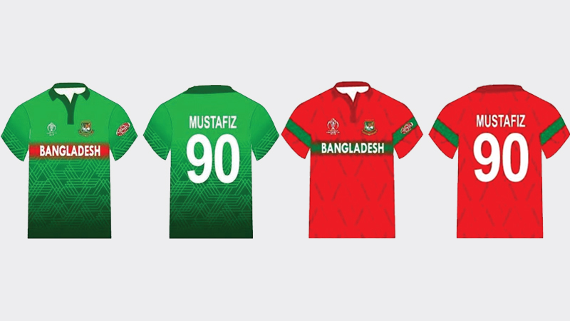 Bangladesh change WC jersey design after uproar