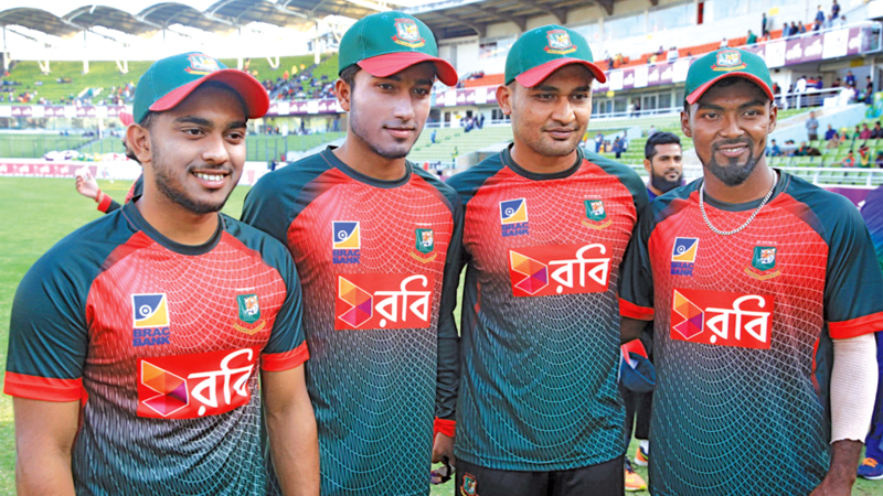 Bangladesh field four debutants
