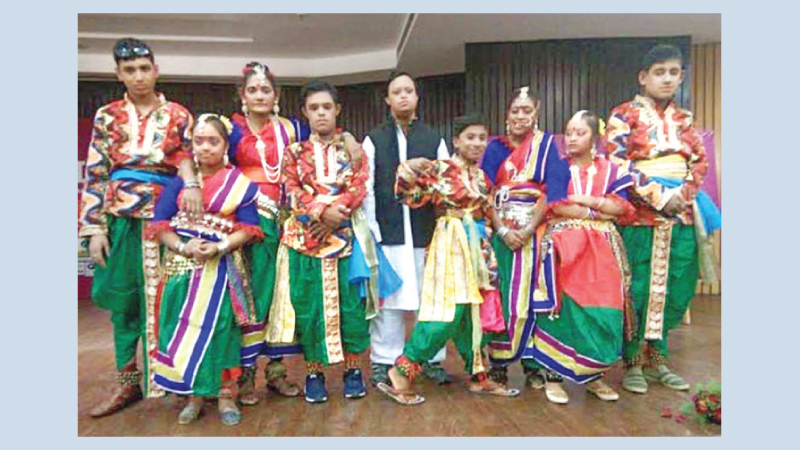Bangladeshi artistes with  disabalities perform in Delhi
