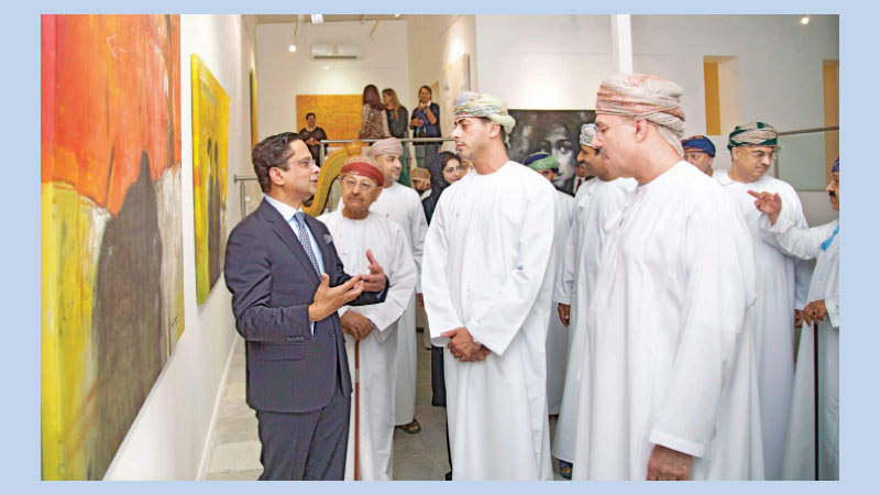 Bangladeshi artists’ exhibition 
captivates visitors in Oman