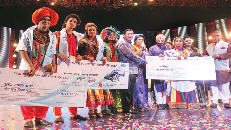 Sharmin wins crown of ‘Banglar Gaan’ 