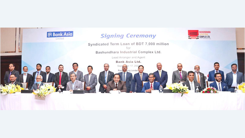 Bank Asia as Lead Arranger & Agent arranges syndicated term loan for Bashundhara