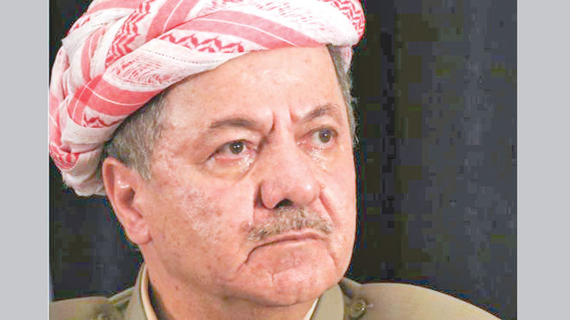 Iraqi Kurdish leader Barzani
‘to resign’