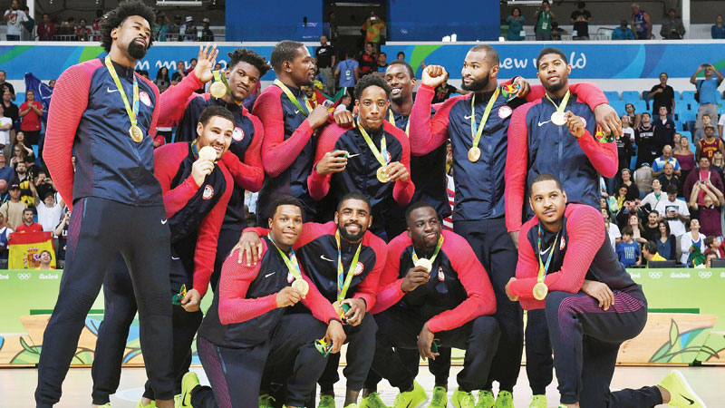 US NBA stars rip Serbia for 3rd gold in a row 