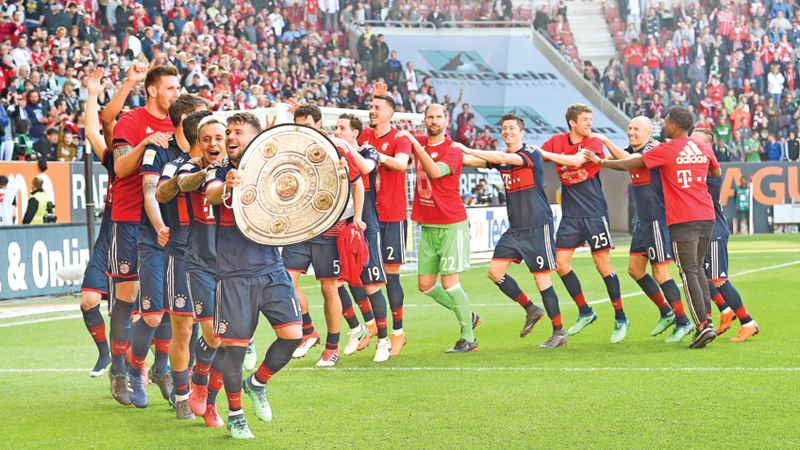 Bayern clinch sixth straight league title