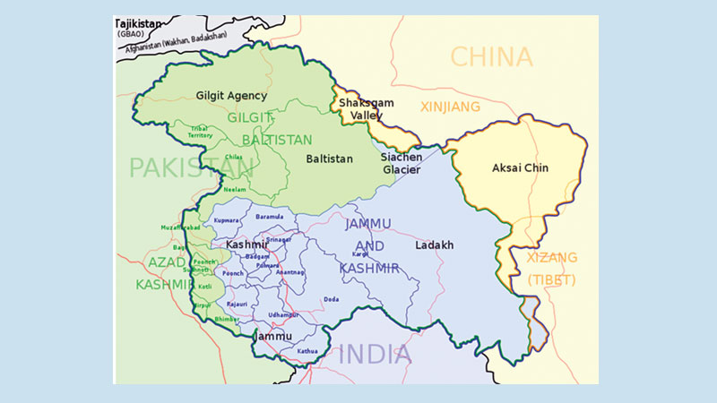 Behind inclusion of Kashmir in Indian union and India-Pakistan relationship