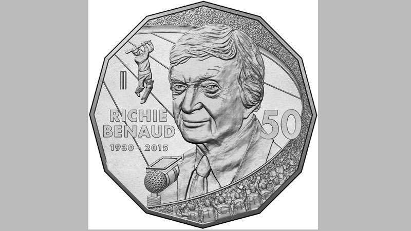 Benaud gets face on new Aussie coin