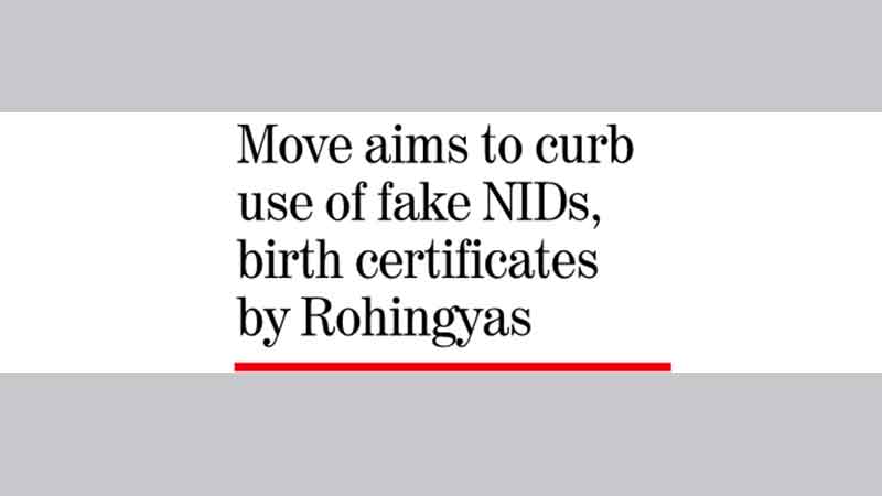 Birth registration certificates with photographs on the cards
