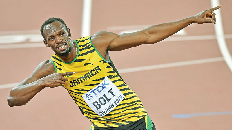 Bolt swansong dominates London worlds