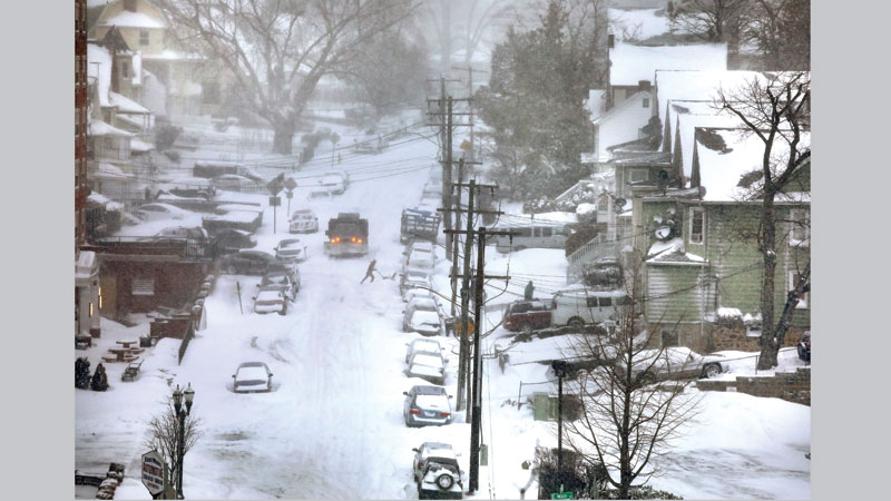 ‘Bomb cyclone’ pounds eastern US