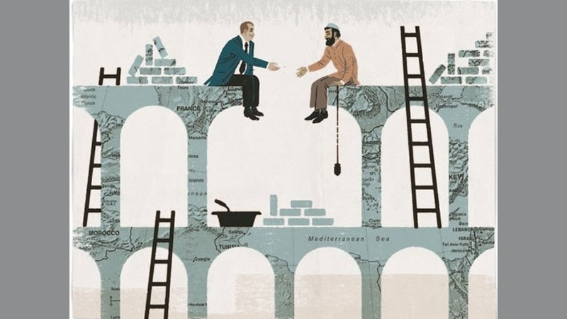 As hard as it is, we must build bridges 
rather than burn them