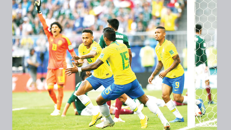 Brazil in last 8
