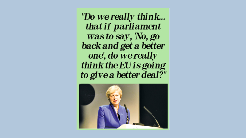 Brexit plan or crash out of EU: May