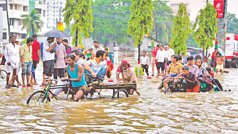 Bring Ctg waterlogging down 
to a tolerable level: Minister 