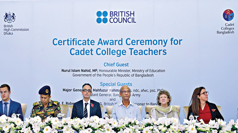 Certificateaward ceremony held