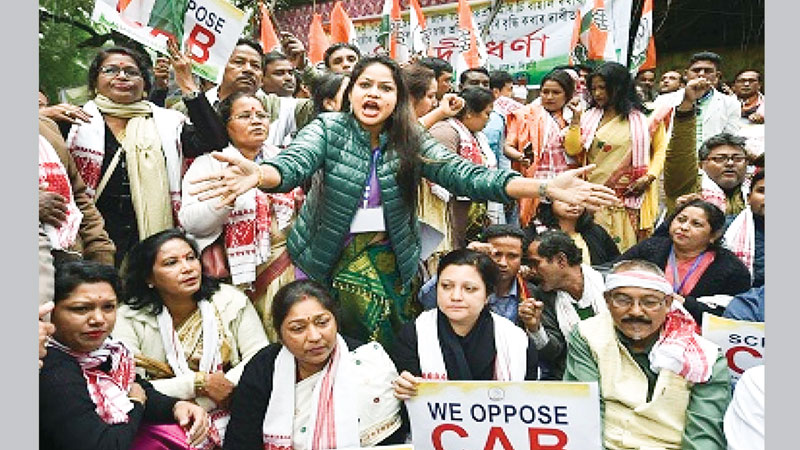 CAB leads to strong protests