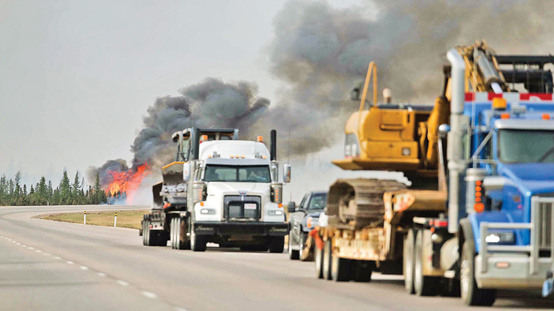 Canada wildfire ‘out of control,’ doubles in size