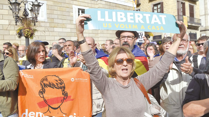 Catalan separatists face grillings