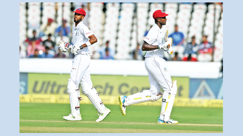 Chase knock boosts West Indies 