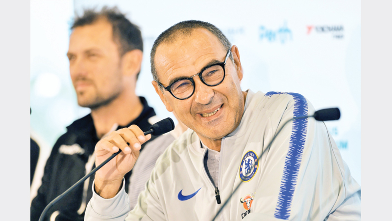 Chelsea prepare for life under new manager Sarri