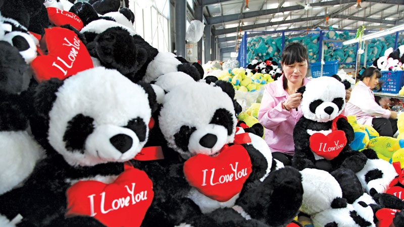 China exports dive in September on weak 
global demand