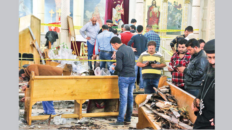 Twin church bombings ‘by IS’ kill 44 in Egypt