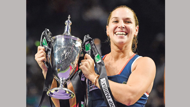 Cibulkova climbs to fifth after WTA Finals
