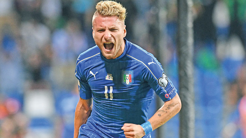 Immobile lifts Italy closer to World Cup