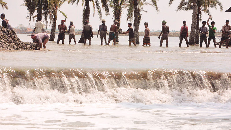 Climate change effects on coastal areas 