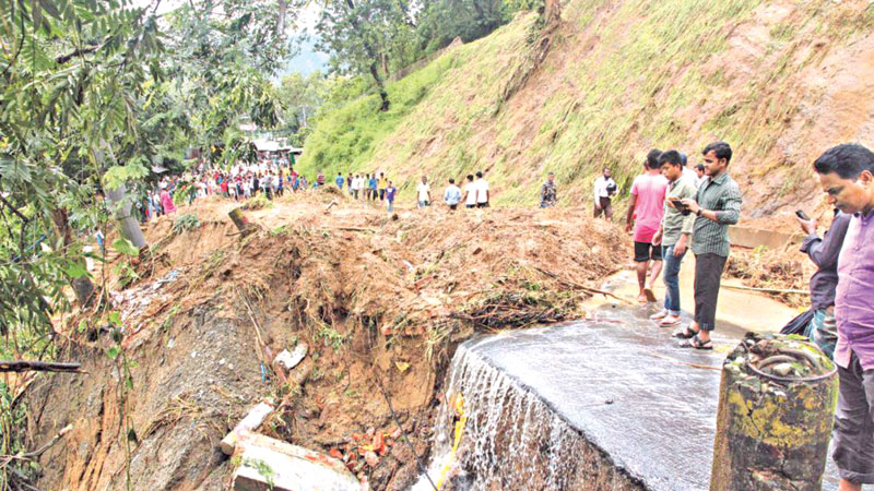 Ctg hills face 
landslide risks