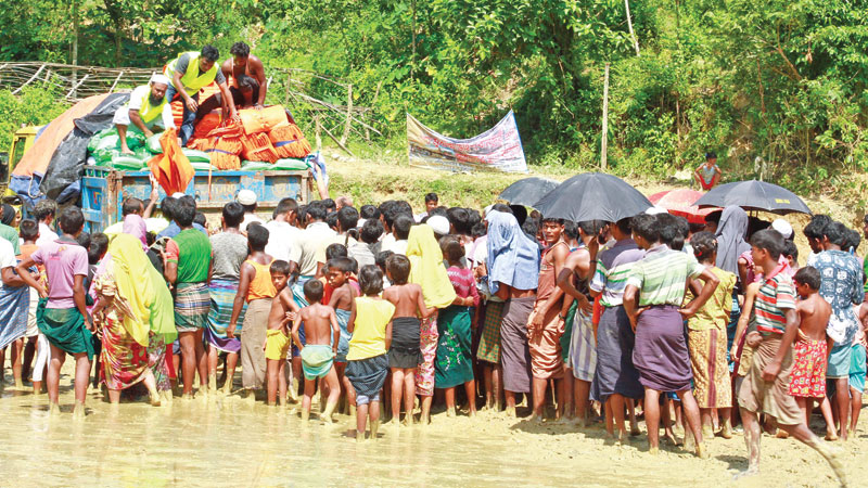 Current Rohingya influx region’s 
largest in decades, says UN