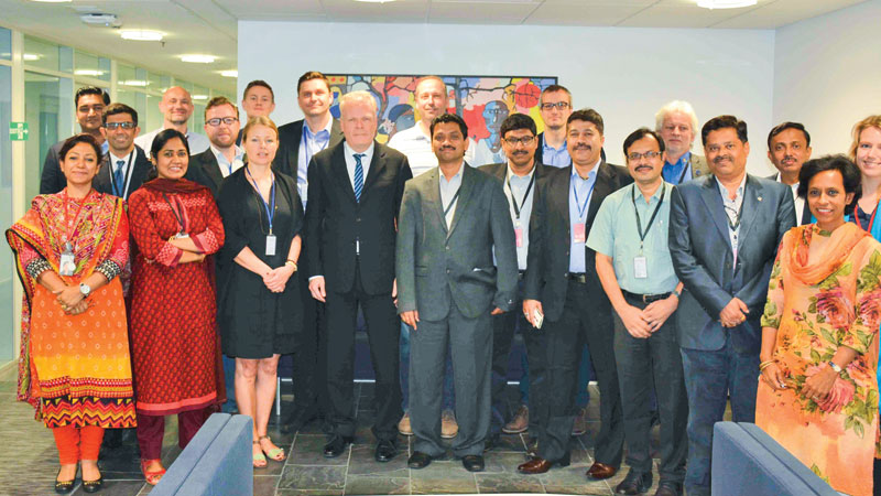 Danish business team in Dhaka