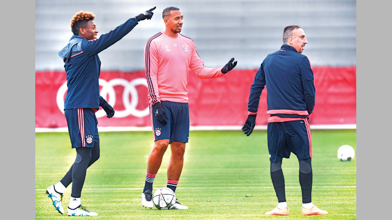 Atletico Madrid face Bayern test