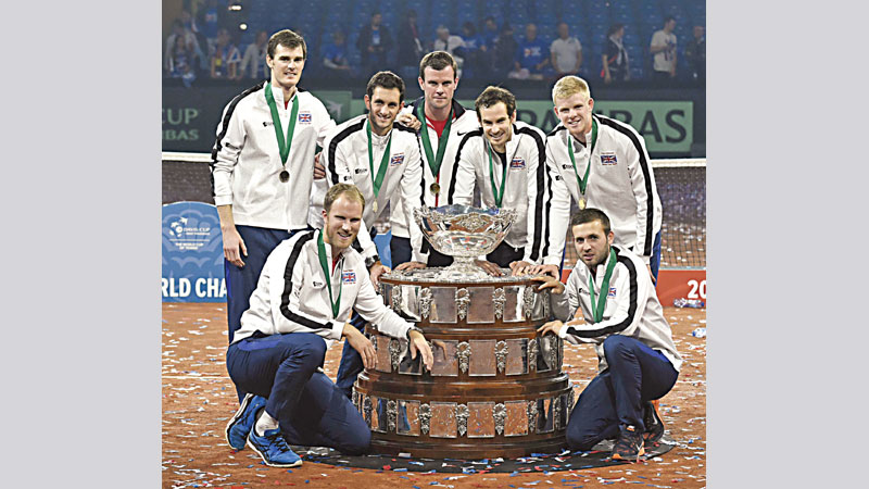 Murray wins Davis Cup for Britain 
