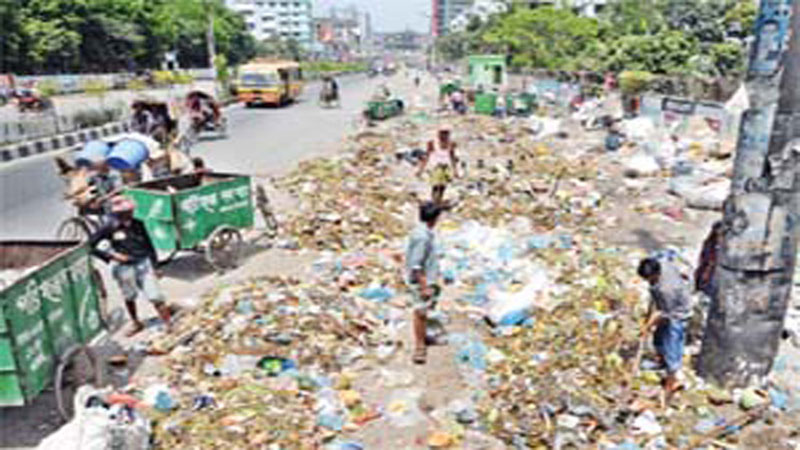 Keeping Dhaka clean 
ought to be a priority
