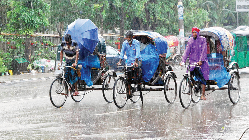 Dhaka gets 51.8mm rain as low forms in Bay