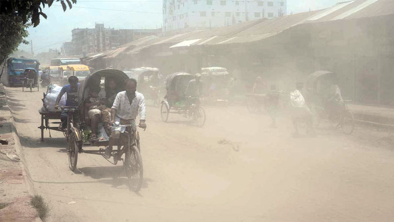 Dhaka’s air quality ‘unhealthy, 5th worst’ 
