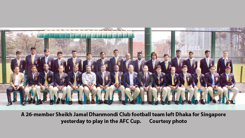 Sheikh Jamal off to Singapore to play in AFC Cup