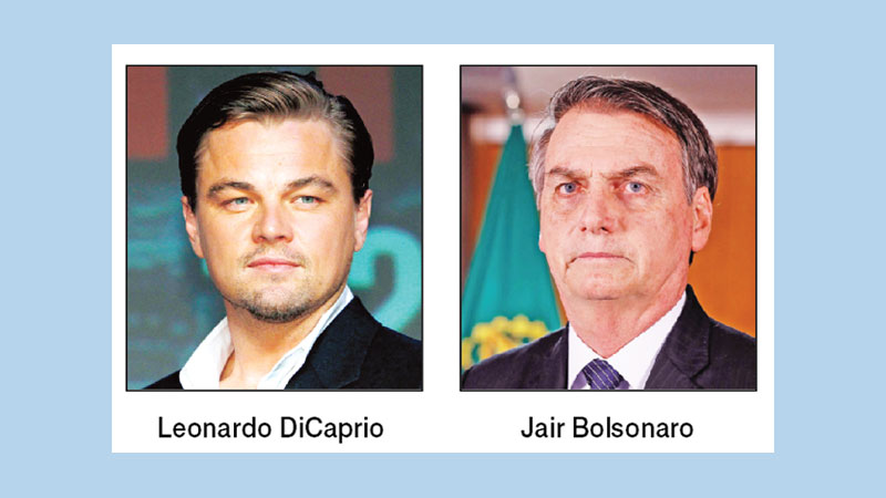 DiCaprio denies Bolsonaro accusation of link to Amazon fires