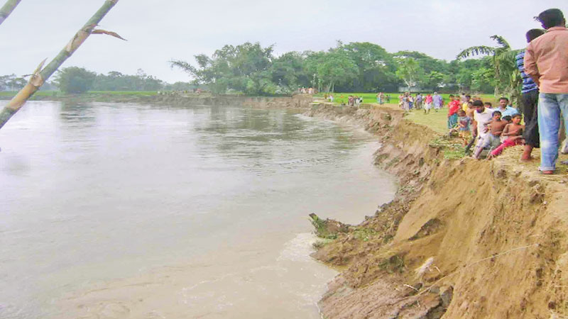 3 villages affected by Atrai erosion
