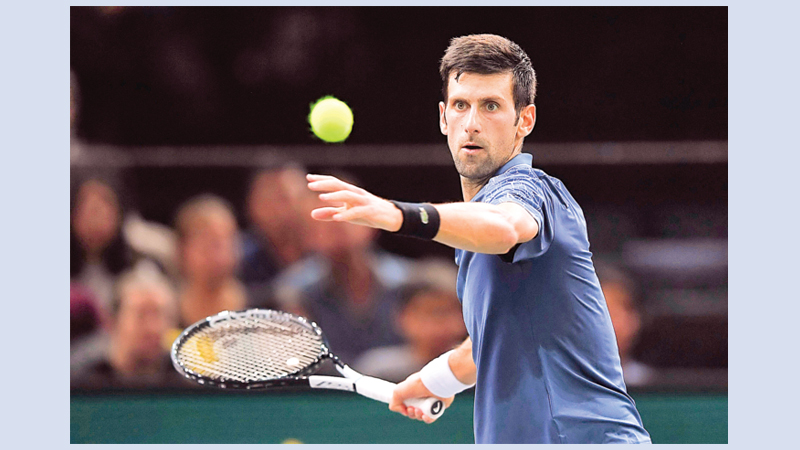 Djokovic wins Paris Masters opener 