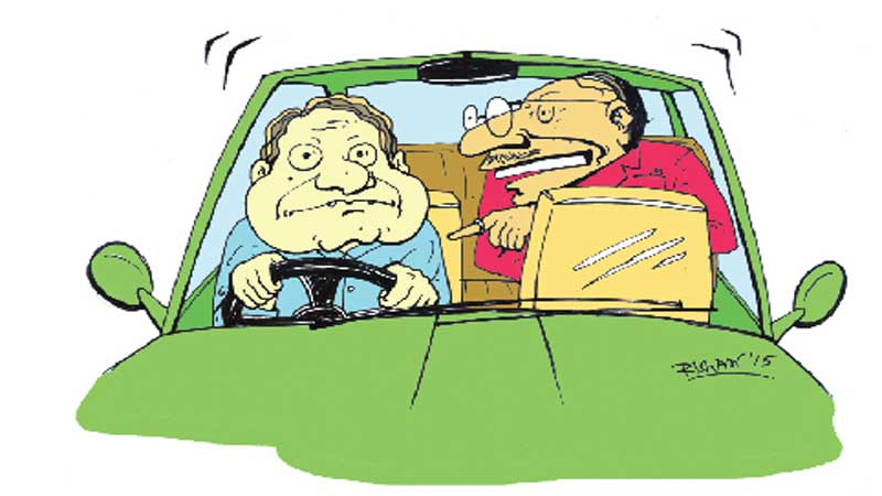 Backseat driving is great fun!