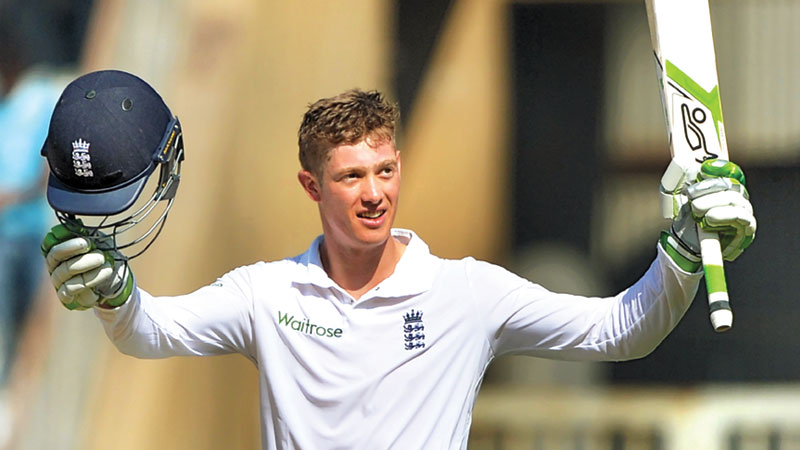 Jennings scores ton on his maiden Test